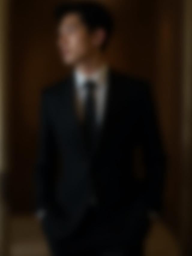 클래식 블랙 수트